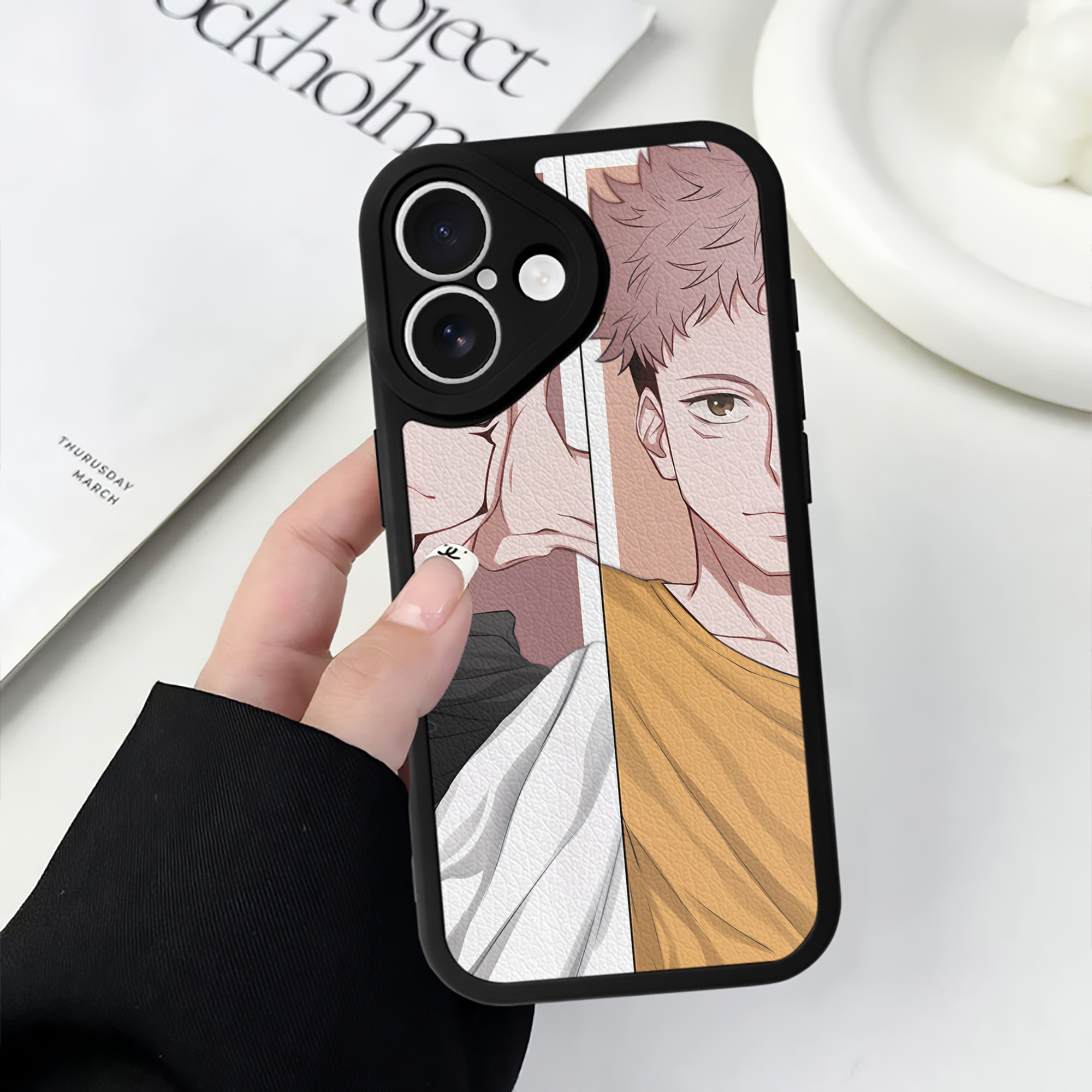 （画像用） SPY×FAMILY间谍家家酒 【iPhone 16シリーズ対応】シリコンスマホケース（レザー調） 材質：シリコン